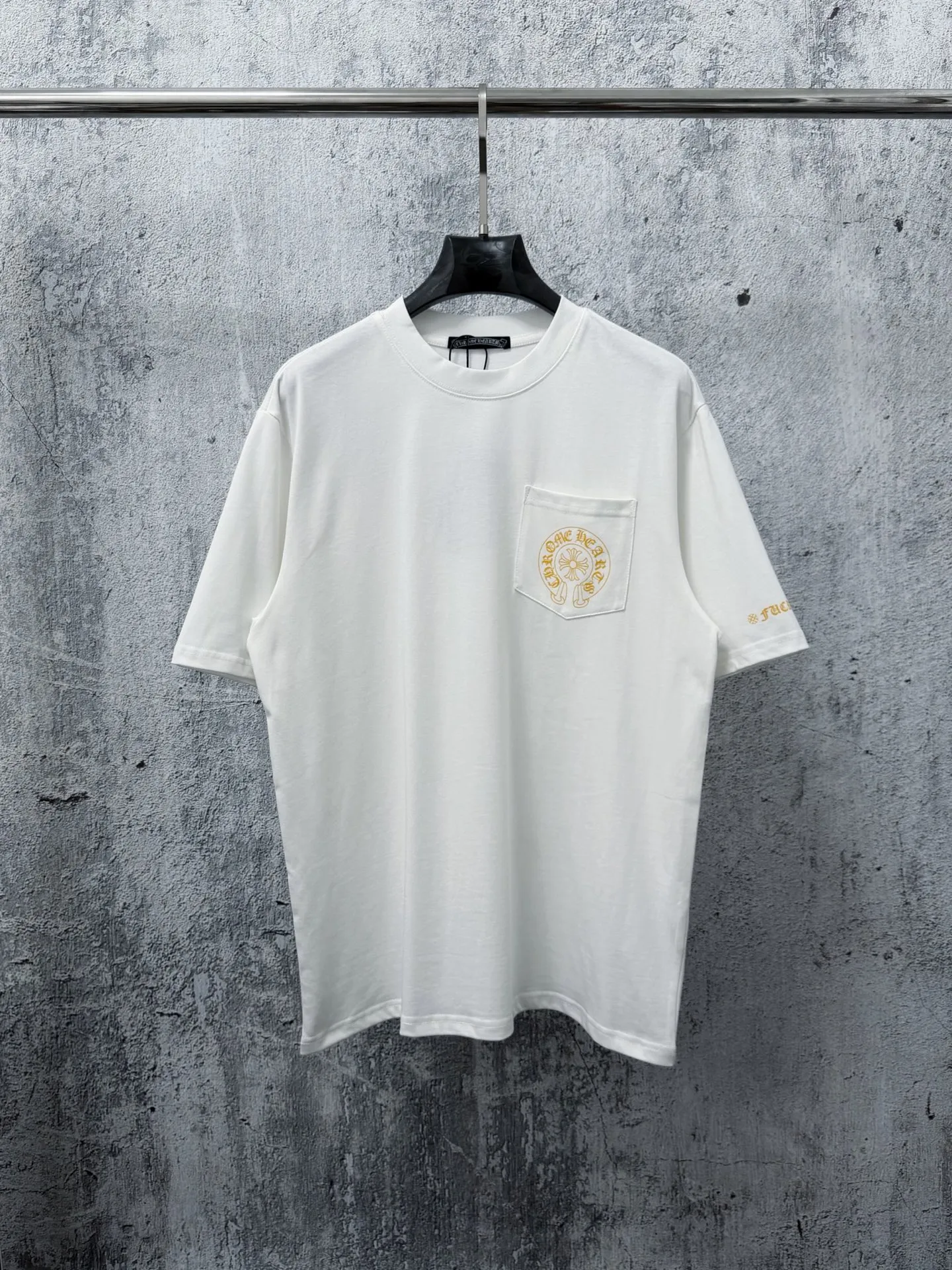 ￼ 【Chrome Hearts】 25ss T Same Style T Versatile : Black White Size：S-XL